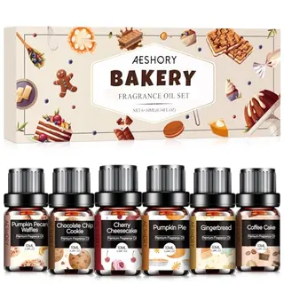 Aeshory Coffret 6 huiles parfumées gourmandes