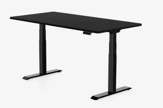 Bureau gaming assis-debout FlexiSpot GT6 en coloris noir