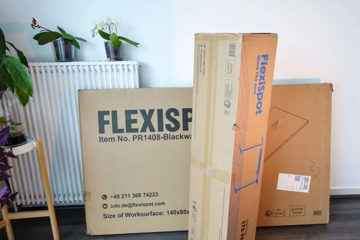 livraison Flexispot bureau E7 Pro