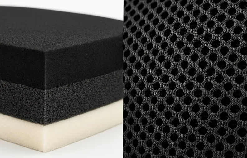 Différence mousse vs mesh chaise